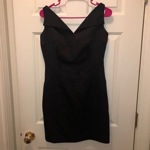 Designer black dress